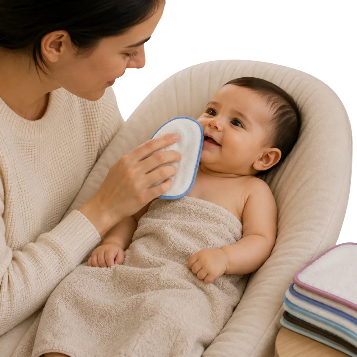 LALLA Cotton Wash Cloth Lifestyle