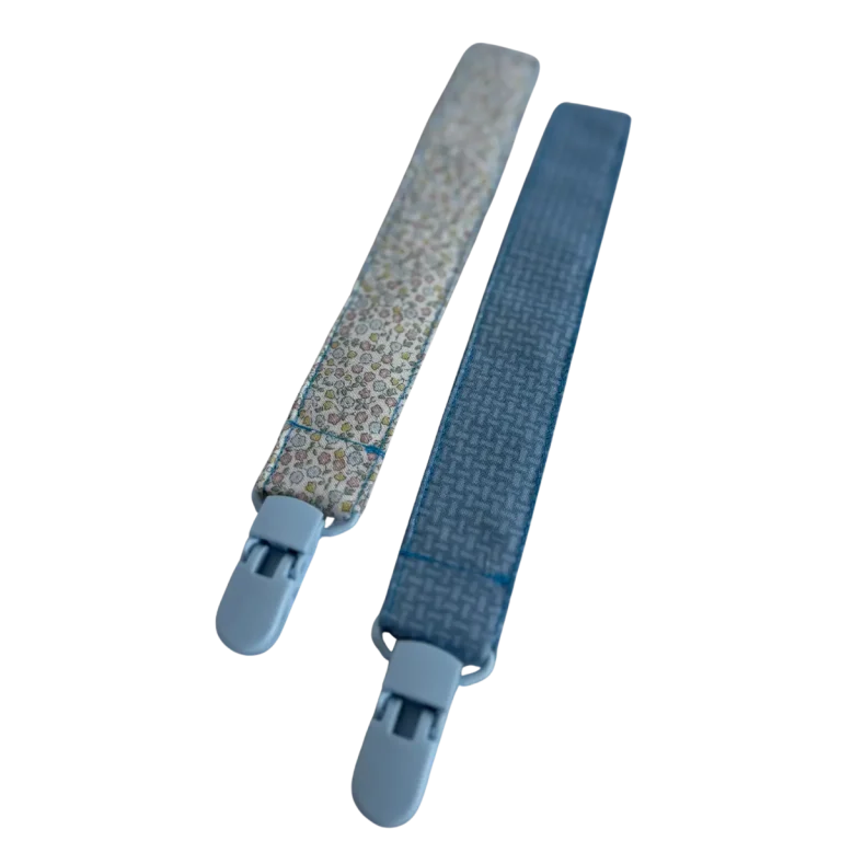 LALLA 100% Cotton Dummy Clips Boys Girls ( Set of 2 ) Boys