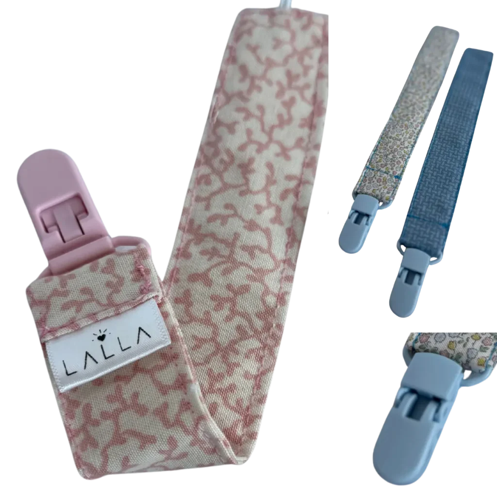 LALLA Cotton Dummy Clips Boys Girls ( Set of 2 ) close up
