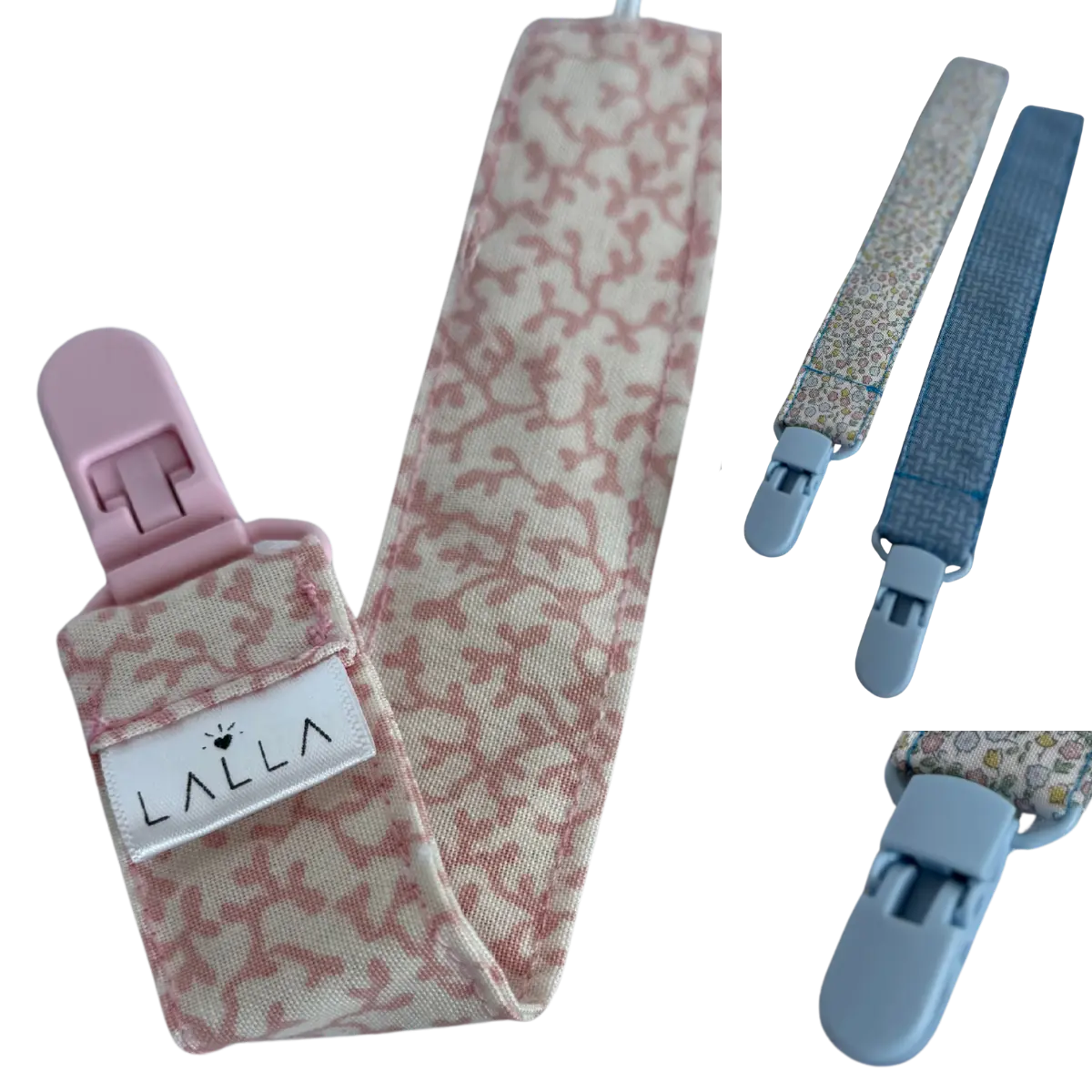 LALLA Cotton Dummy Clips Boys Girls ( Set of 2 ) close up